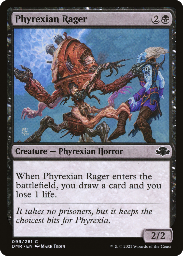 Phyrexian Rager (DMR-099) (Foil)