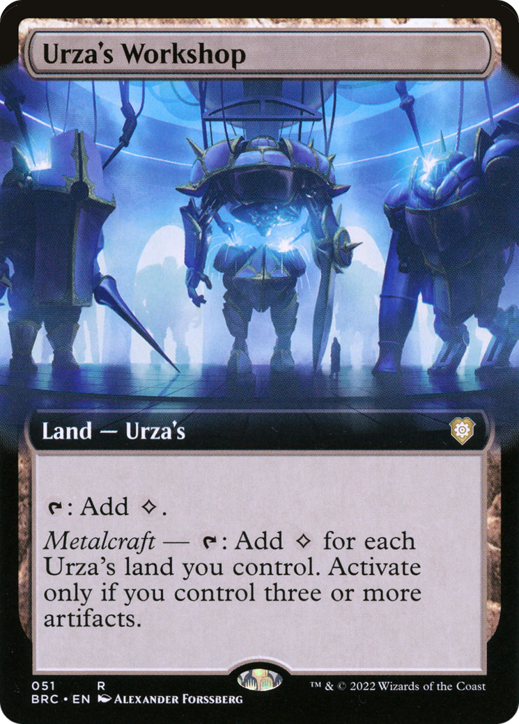 Urza's Workshop (BRC-051) (Extended Art) (Foil)