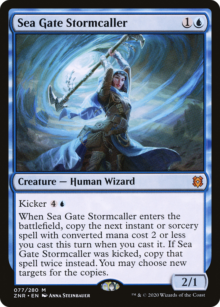Sea Gate Stormcaller (ZNR-077) (Foil)