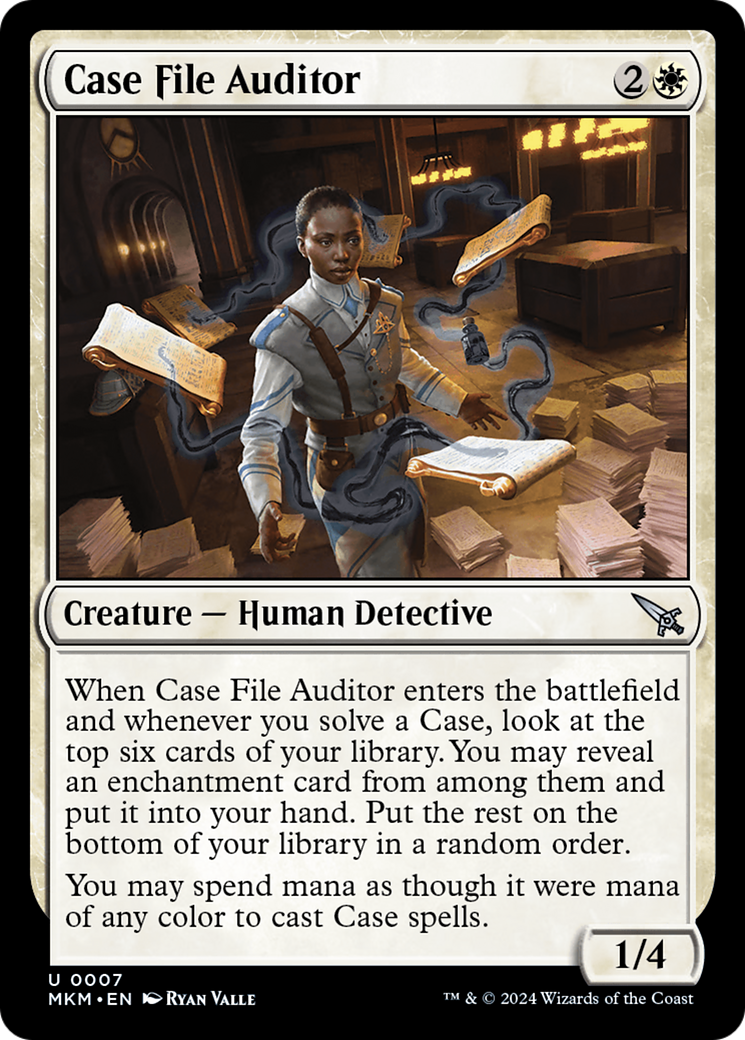 Case File Auditor (MKM-007†) (Foil)