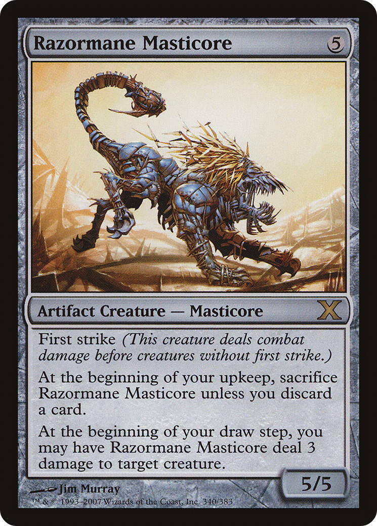 Razormane Masticore (10E-340)