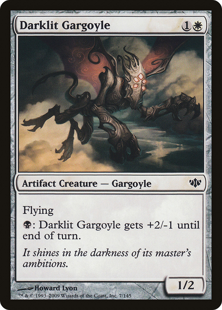 Darklit Gargoyle (CON-007) (Foil)