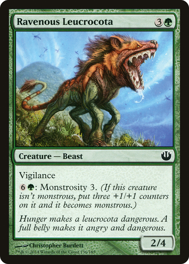 Ravenous Leucrocota (JOU-136) (Foil)