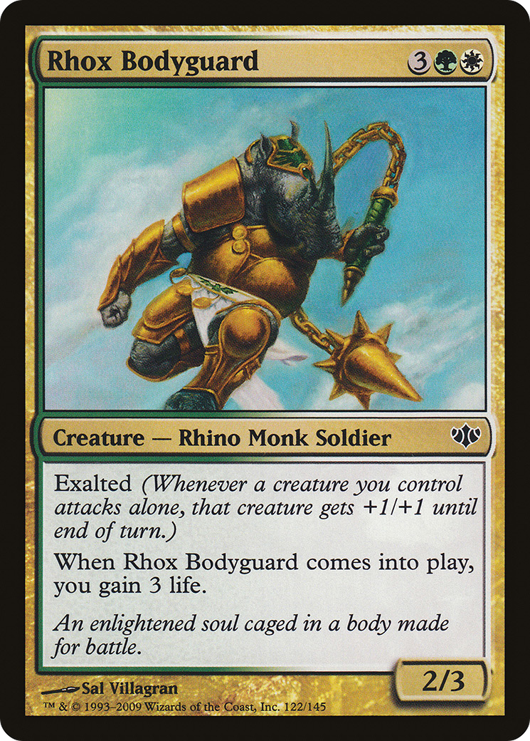 Rhox Bodyguard (CON-122) (Foil)