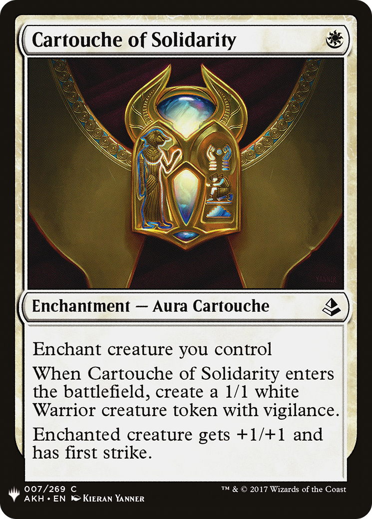 Cartouche of Solidarity (LIST-AKH-7)