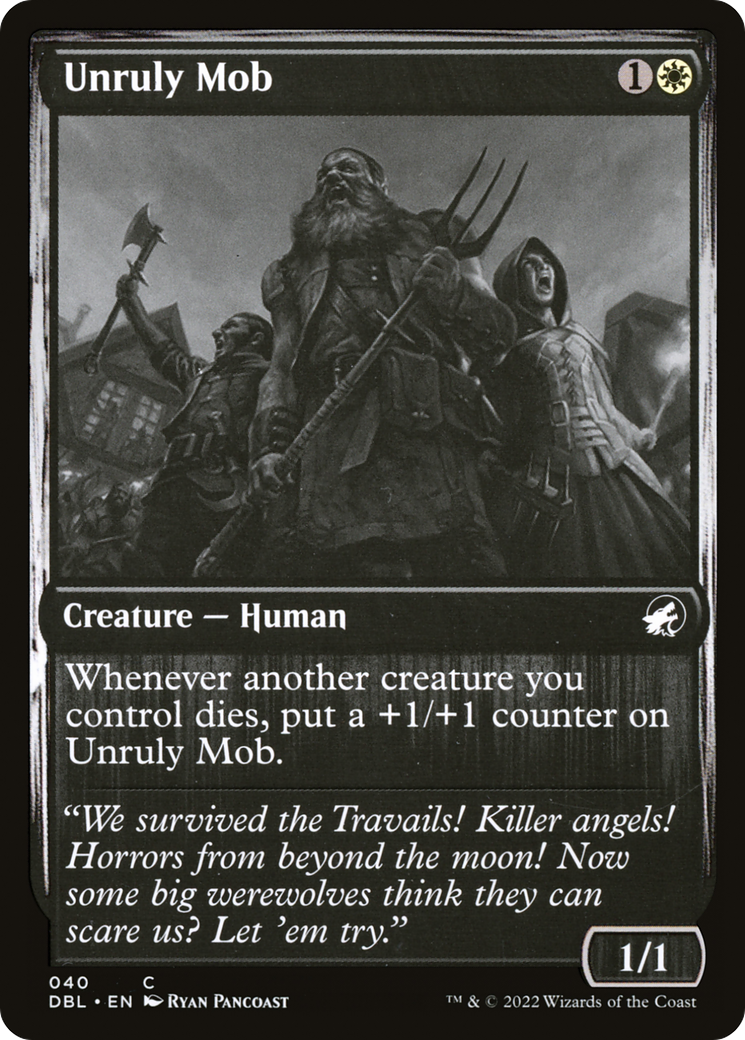 Unruly Mob (DBL-040) (Foil)