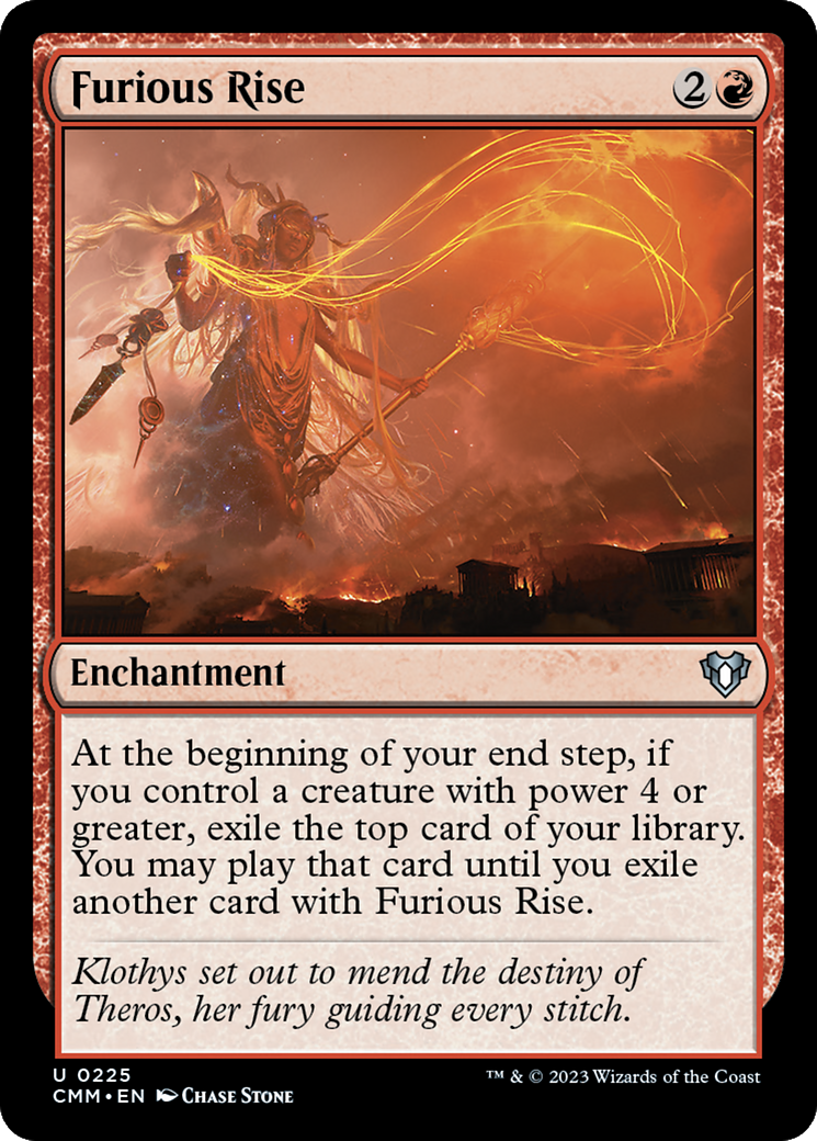 Furious Rise (CMM-225) (Foil)