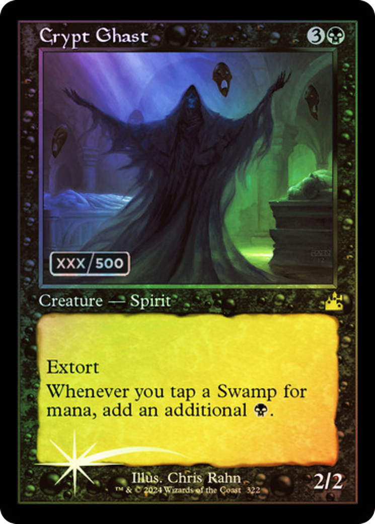 Crypt Ghast (RVR-322Z) (Foil) (Serialized)