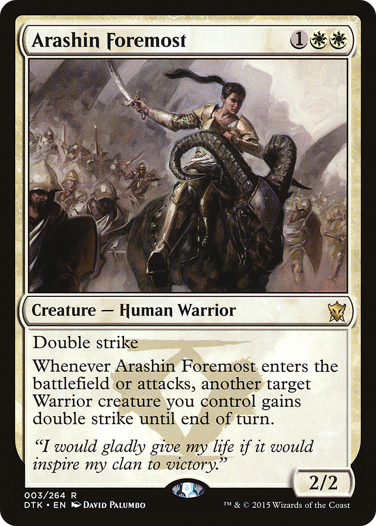 Arashin Foremost (DTK-003) (Foil)