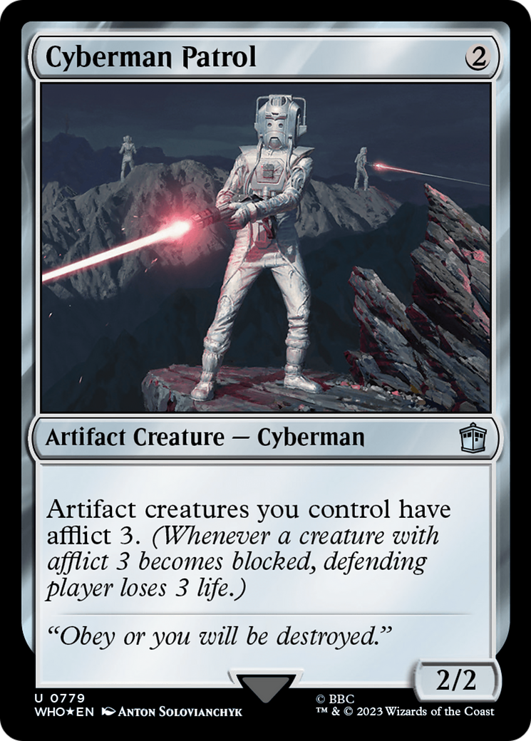 Cyberman Patrol (WHO-779) (Surge Foil)