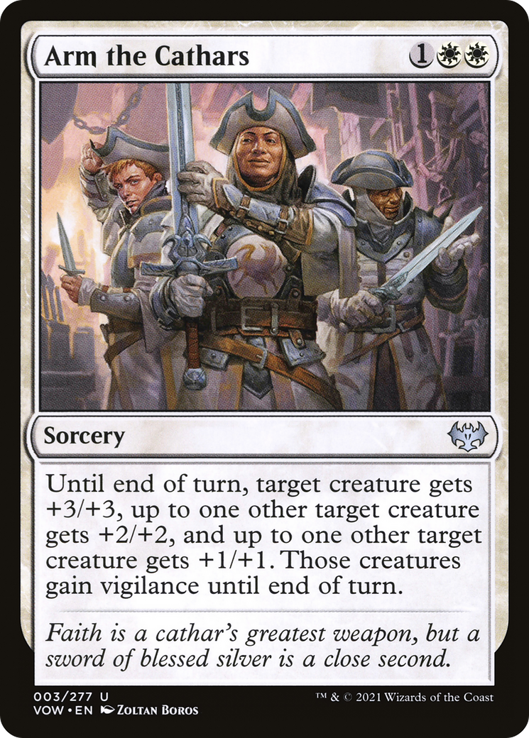 Arm the Cathars (VOW-003) (Foil)