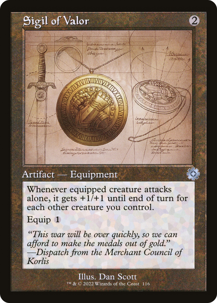 Sigil of Valor (BRR-116) (Foil)