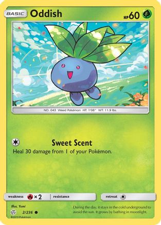 Oddish (CEC-002) (Reverse Holofoil)