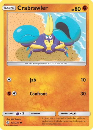 Crabrawler (CEC-) (Reverse Holofoil)