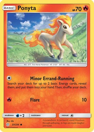 Ponyta (CEC-023) (Reverse Holofoil)