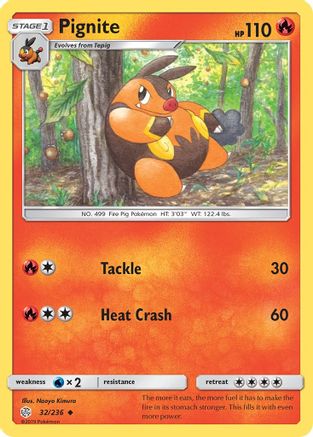 Pignite (CEC-032) (Reverse Holofoil)