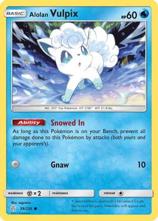 Alolan Vulpix (CEC-039) (Reverse Holofoil)