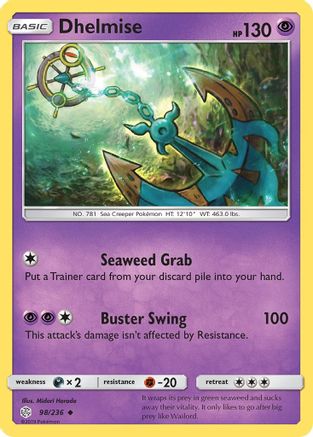 Dhelmise (CEC-) (Reverse Holofoil)
