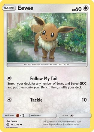 Eevee (CEC-167) (Reverse Holofoil)