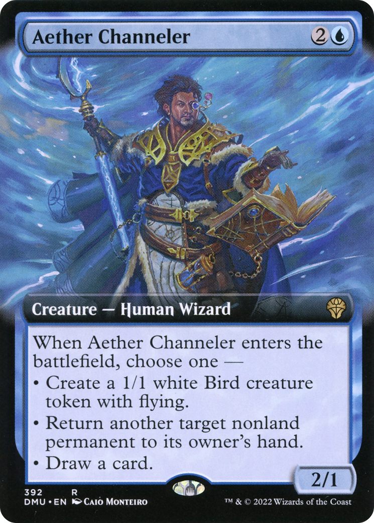 Aether Channeler (DMU-392) (Extended Art) (Foil)