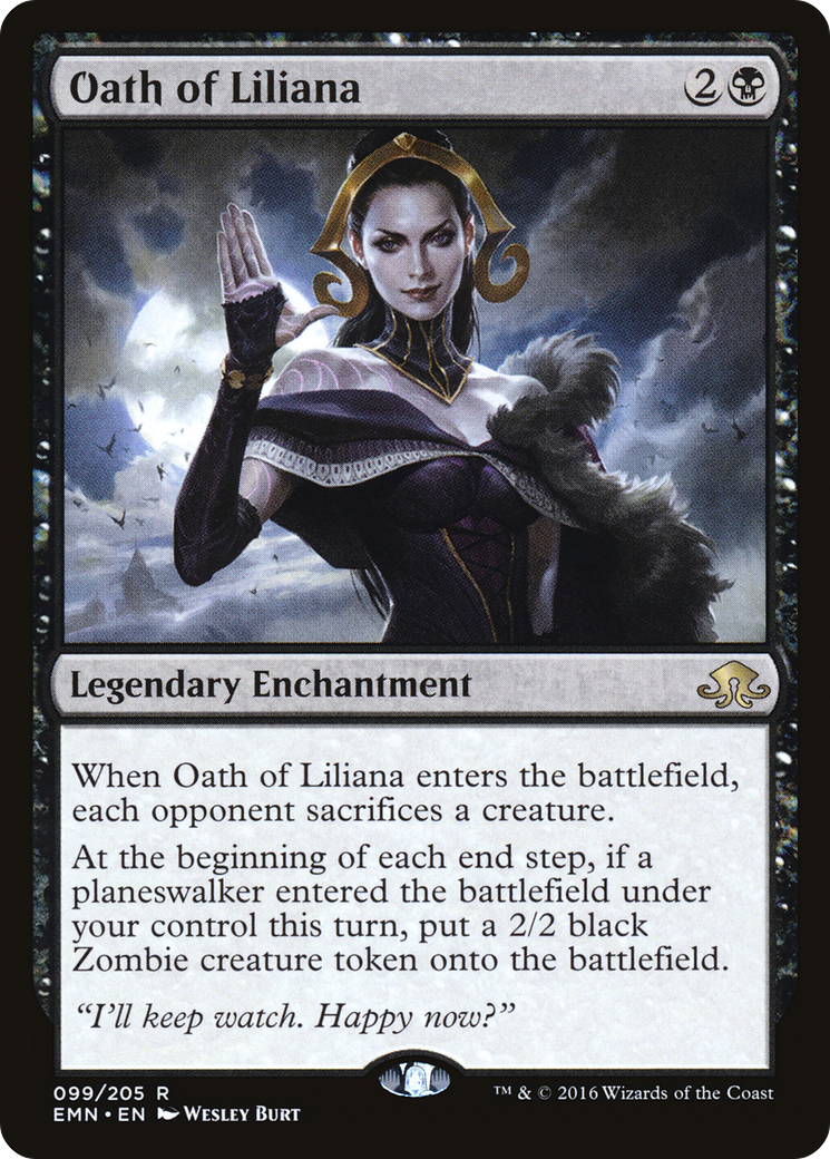 Oath of Liliana (EMN-099) (Foil)