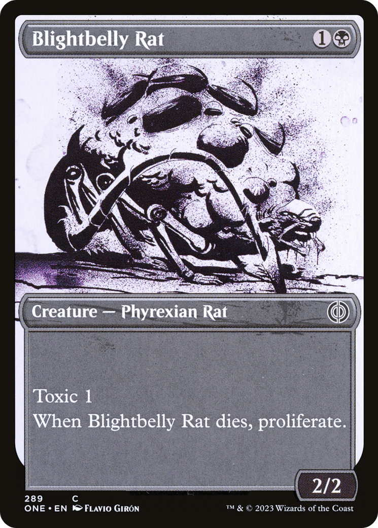 Blightbelly Rat (ONE-289) (Showcase) (Foil)