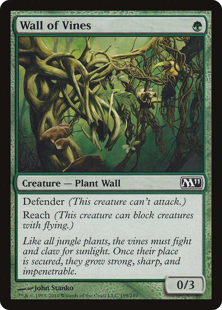 Wall of Vines (M11-199) (Foil)