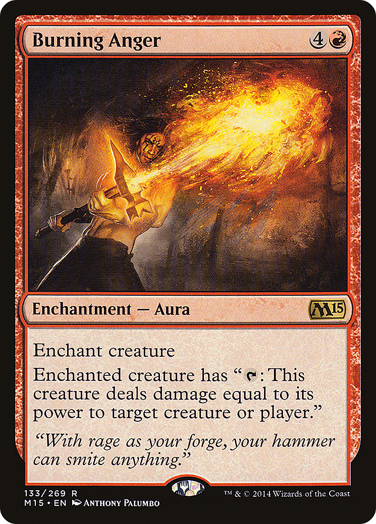 Burning Anger (M15-133) (Foil)