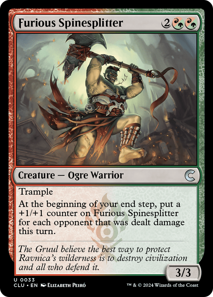 Furious Spinesplitter (CLU-033)