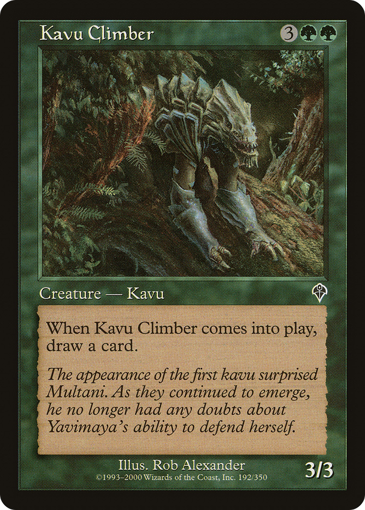 Kavu Climber (INV-192) (Foil)