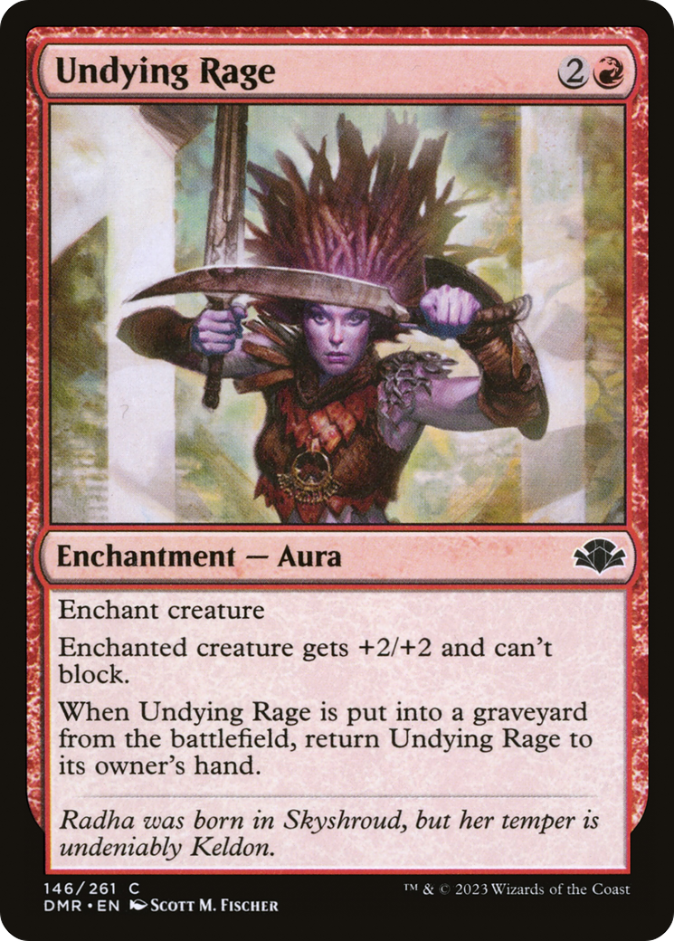 Undying Rage (DMR-146) (Foil)