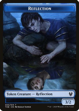 Reflection // Satyr Double-Sided Token (THB-5 // 9) (Foil)