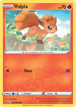 Vulpix (SSH-022) (Reverse Holofoil)