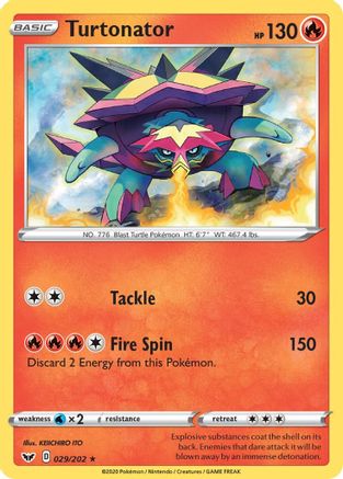 Turtonator (SSH-029) (Reverse Holofoil)
