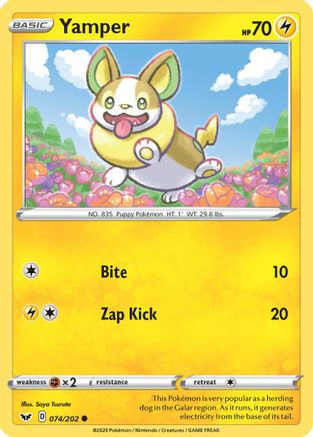 Yamper (074) (SSH-074) (Reverse Holofoil)