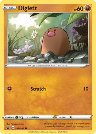 Diglett (SSH-092)