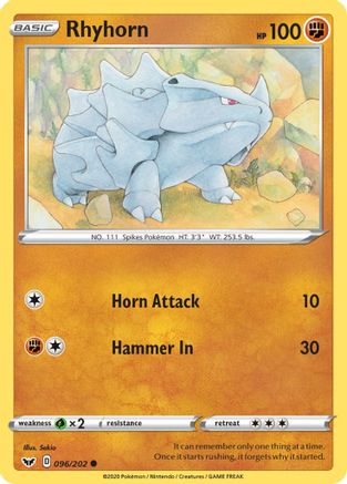 Rhyhorn (096) (SSH-096)