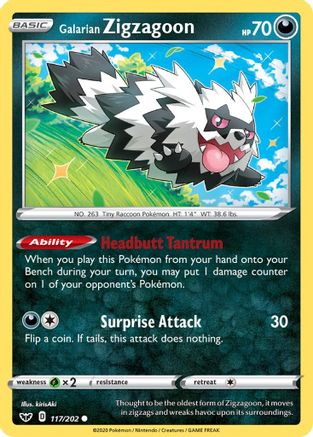 Galarian Zigzagoon (SSH-117)