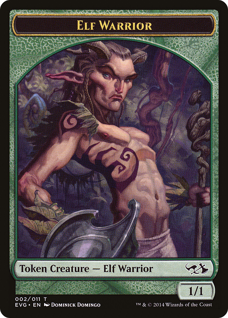Elf Warrior Token (DD3-002)
