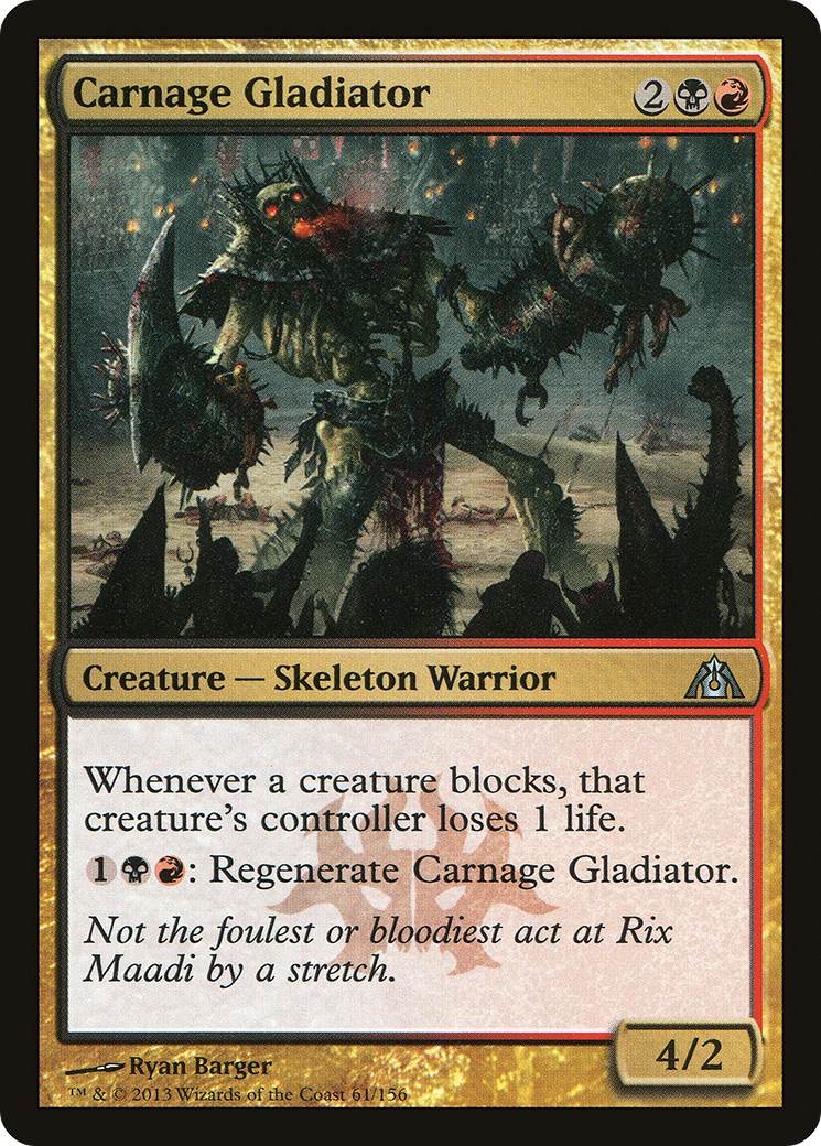 Carnage Gladiator (DGM-061) (Foil)