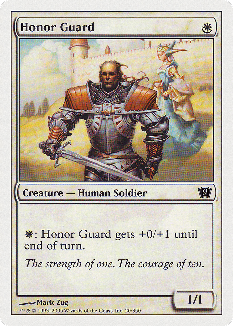 Honor Guard (9ED-020★) (Foil)