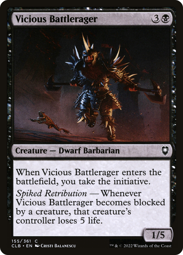 Vicious Battlerager (CLB-155) (Foil)