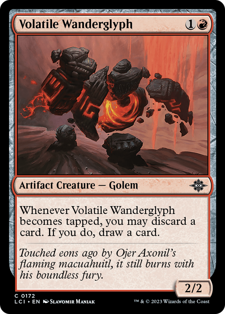 Volatile Wanderglyph (LCI-172) (Foil)