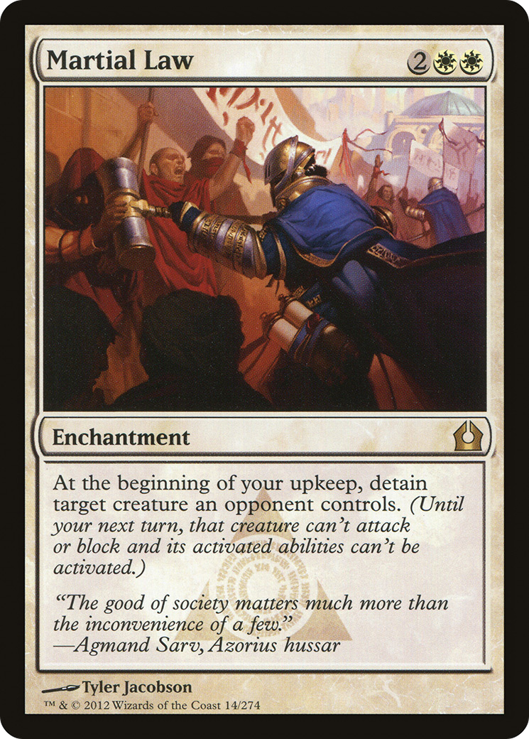 Martial Law (RTR-014) (Foil)