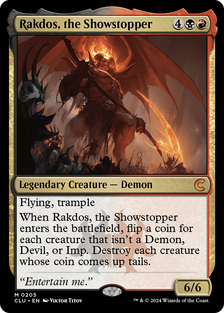 Rakdos, the Showstopper (CLU-205)
