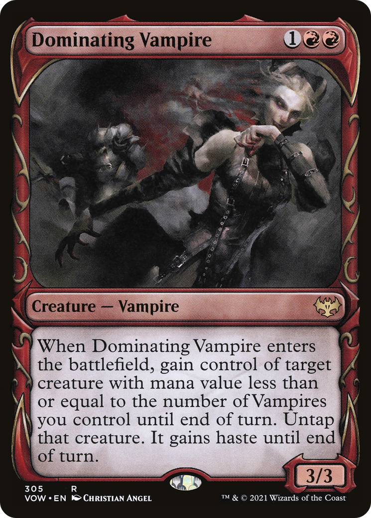 Dominating Vampire (VOW-305) (Showcase) (Foil)
