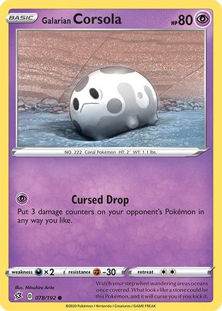 Galarian Corsola (RCL-078) (Reverse Holofoil)