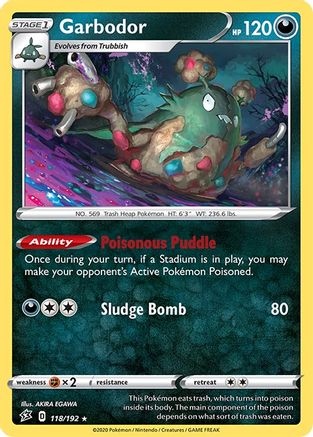 Garbodor (RCL-118) (Reverse Holofoil)