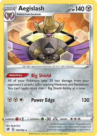 Aegislash (RCL-135) (Reverse Holofoil)