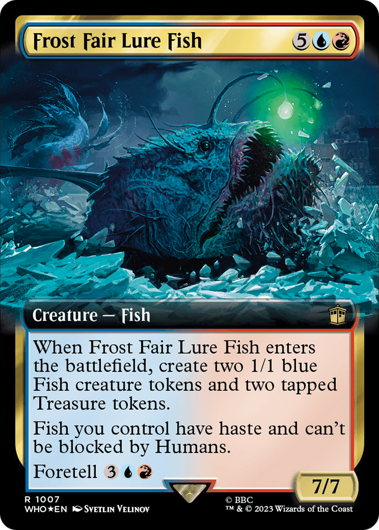 Frost Fair Lure Fish (WHO-1007) (Extended Art) (Surge Foil)